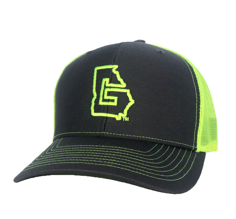 Charcoal/Neon Yellow Trucker Hat