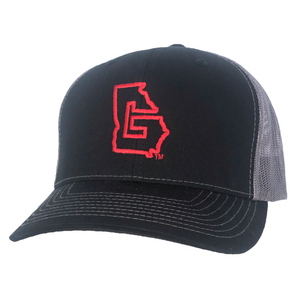 Black/Charcoal Trucker Hat